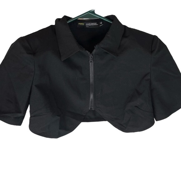 Finesse size XS Women's Black Crop-top - Picture 3 of 9